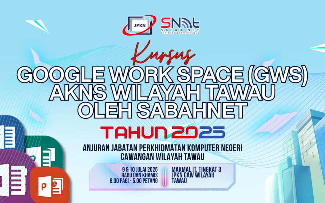 KURSUS GOOGLE WORKSPACE (GWS)
