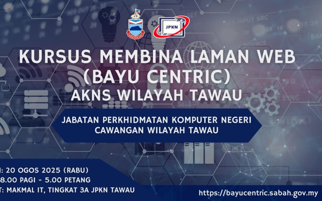 KURSUS MEMBINA LAMAN WEB (BAYU CENTRIC)